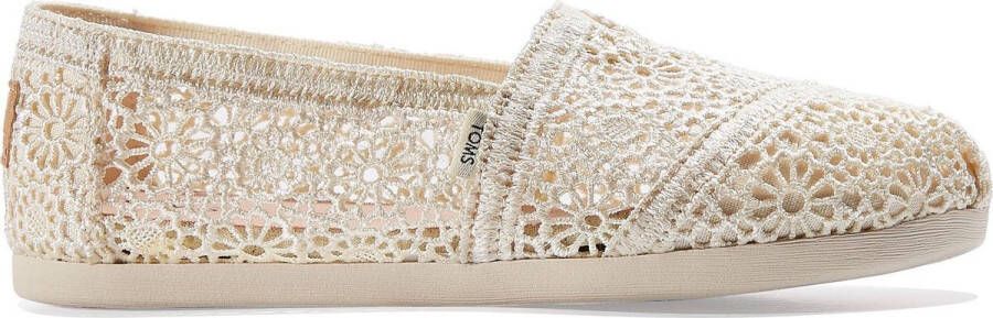 TOMS Alpargata Met Kant Beige Narural Moroccan Crochet - Foto 8