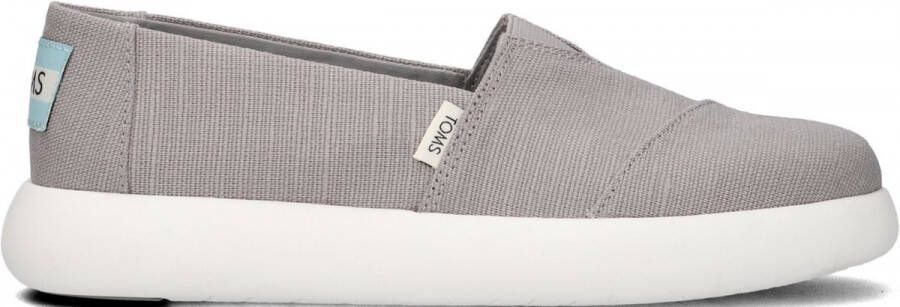 TOMS Alpargata Mallow Instappers Dames Grijs