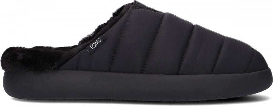 TOMS Alpargata Mallow Mule Pantoffels Sloffen Dames Zwart