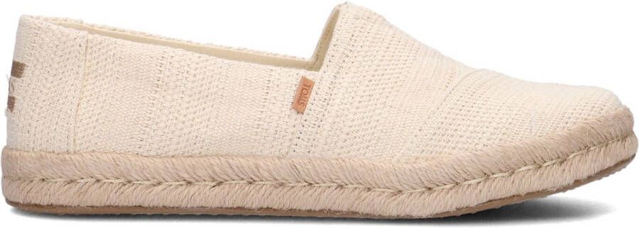 TOMS Espadrilles Dames Alpargata R Lurex Maat: 36 Materiaal: Textiel Kleur: Beige