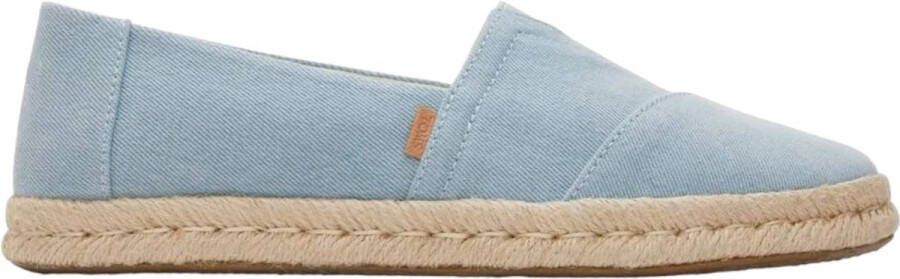 TOMS Alpargata Rope 2.0 Blauw Denim Espadrille