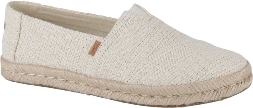 TOMS Shoes ALPARGATA ROPE 2.0 Instappers Wit beige