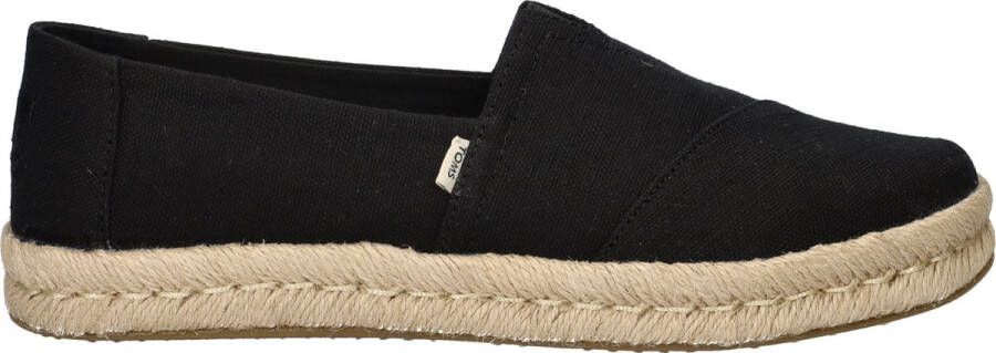TOMS Shoes ALPARGATA~ROPE~2.0~~~~~~~~~~~~ Instappers Zwart - Foto 3