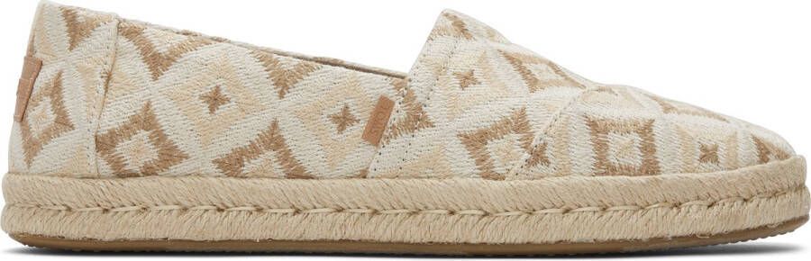 TOMS Alpargata dames espadrille Beige multi