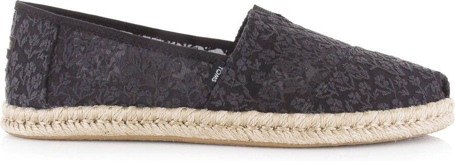 TOMS Alpargata Rope Espadrille Women Black