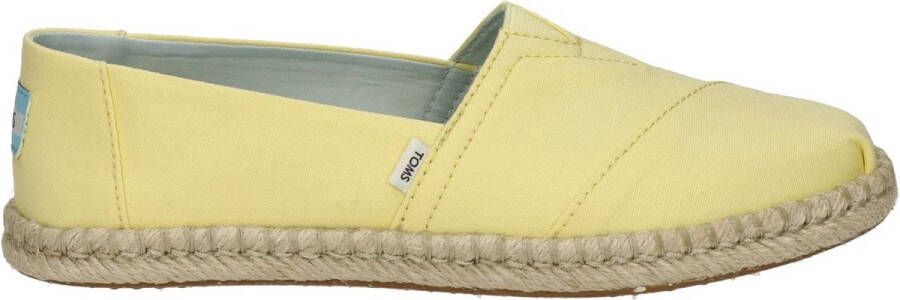 TOMS Alpargata Rope Plant Dye Dames Espadrille Yellow