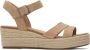 TOMS Audrey Sandalen Met Sleehak Dames Camel - Thumbnail 4