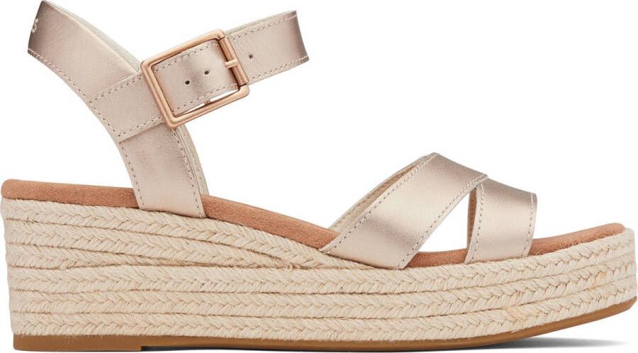 TOMS Audrey Sandalen Dames Gold