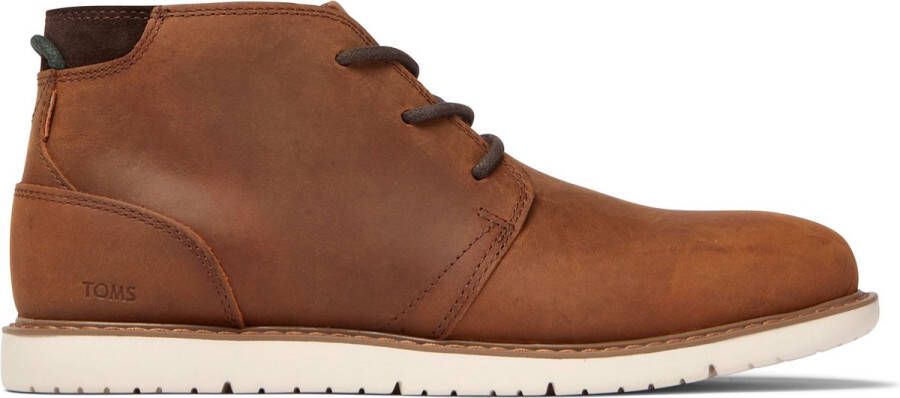 TOMS -CHUKKA BOOT- NAVI-TOPAZ BROWN-LEDER