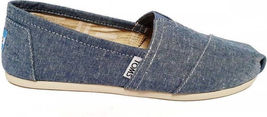 TOMS Classic Canvas Espadrille Dames 10009752 Blue Slub Chambray