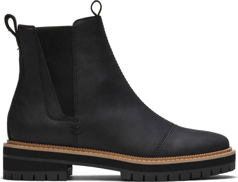 TOMS Women's Dakota Leather Hoge schoenen zwart