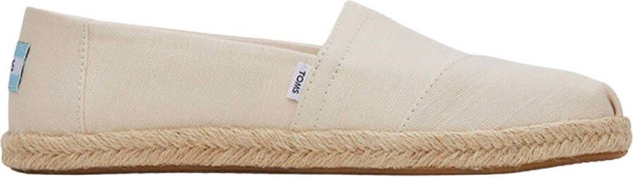 TOMS Women's Alpargata Rope Recycled Cotton Sneakers beige