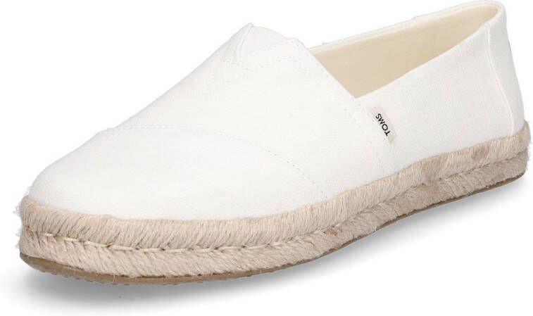 TOMS dames espadrille Alpargata Rope 2.0 wit