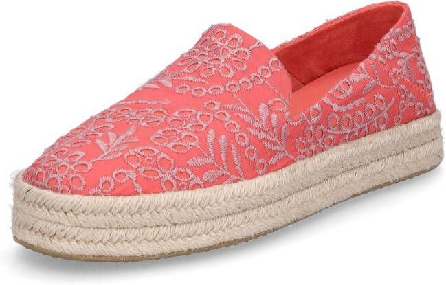 TOMS dames espadrille Carolina rood