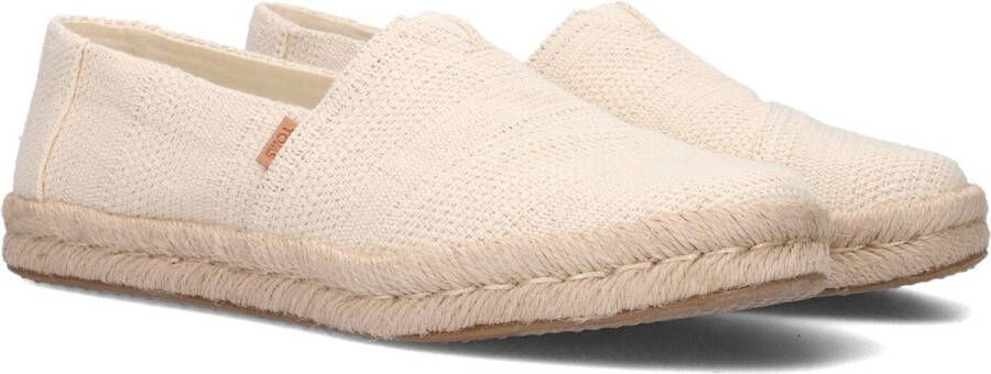 TOMS Sprankelende Alpargata R Lurex Espadrilles Beige Dames