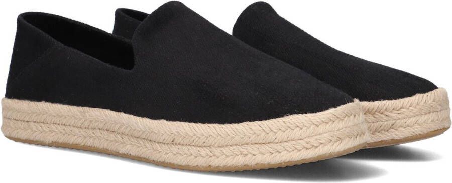 TOMS Dames Espadrilles Carolina Zwart