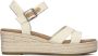 TOMS Audrey naturel | linnen sleehak sandalen Beige Textiel Sandalen met hak Dames - Thumbnail 2