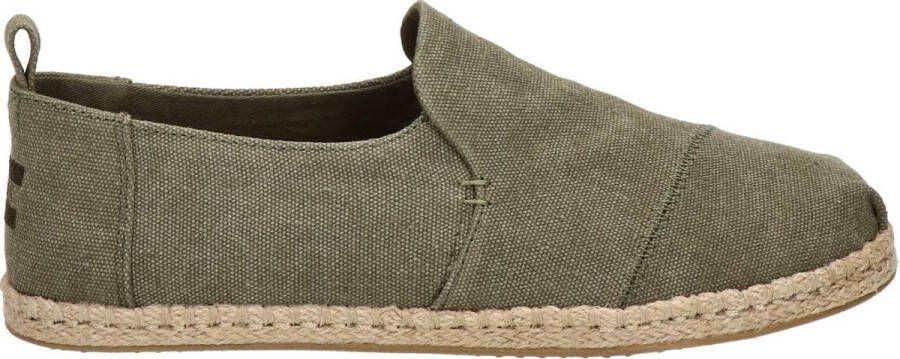 TOMS Deconstructed Alpargata Rope Heren Espadrille Olive
