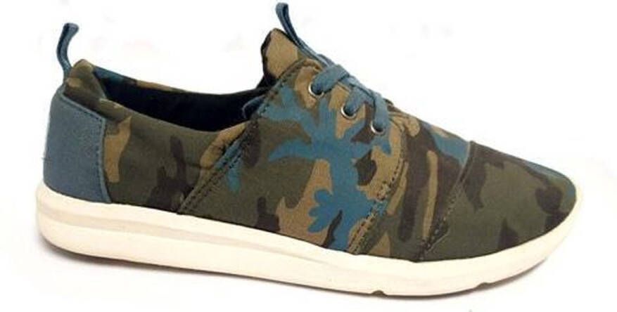 TOMS Del Rey Sneaker Dames 10006300 Camo Canvas Printed