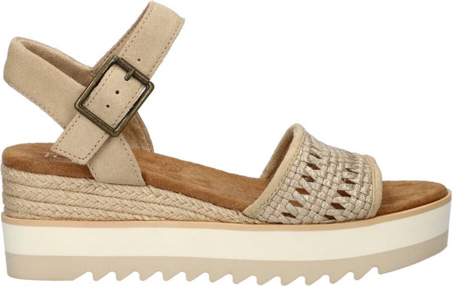 TOMS 10021959 dames sandalen sportief (9) metallic