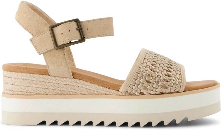TOMS Shoes DIANA Sandalen met hakDames Sandalen Wit beige