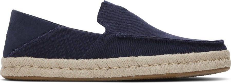 TOMS Donkerblauw Alonso loafer rope