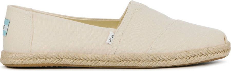TOMS Espadrilles Female Instappers Damesschoenen Canvas Alpargata Rope Gebroken wit - Foto 3