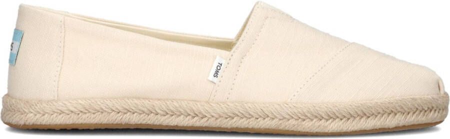 TOMS Espadrilles Female Instappers Damesschoenen Canvas Alpargata Rope Gebroken wit - Foto 2