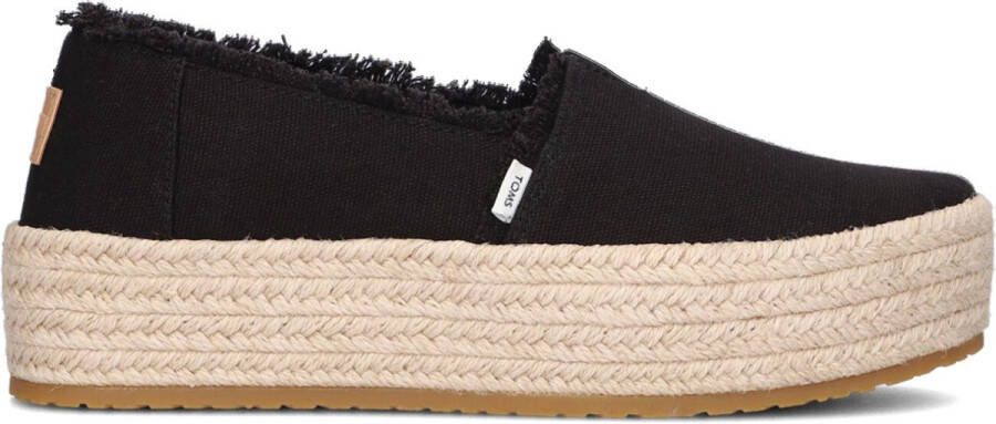 TOMS Espadrilles Female Instappers Damesschoenen Canvas Valencia Zwart