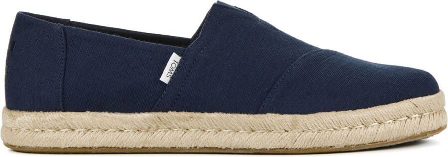 TOMS Espadrilles Dames Instappers Herenschoenen Canvas Alp Rope 2.0 canv Blauw