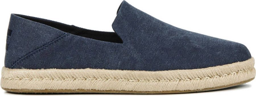 TOMS Espadrilles Heren Instappers Herenschoenen Santiago Blauw