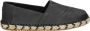 TOMS Espadrilles Dames Instappers Damesschoenen Leer Esparto Zwart combi - Thumbnail 2