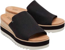 TOMS Hakken Zwart Diana Mule Sleehakken Zwart Diana