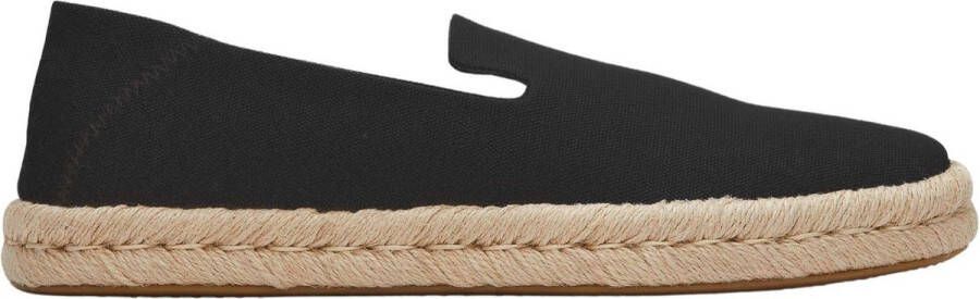 TOMS Shoes Toms Santiago Recycled Cotton Canvas Black Slip-on