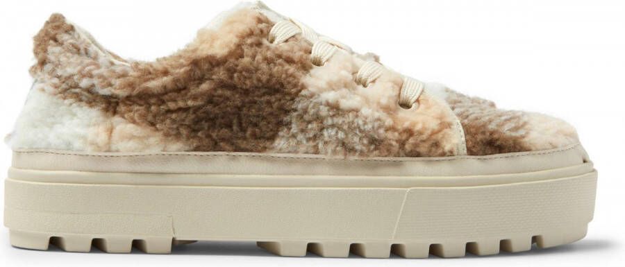 TOMS Lace Up Lug Dames Sneakers Brown