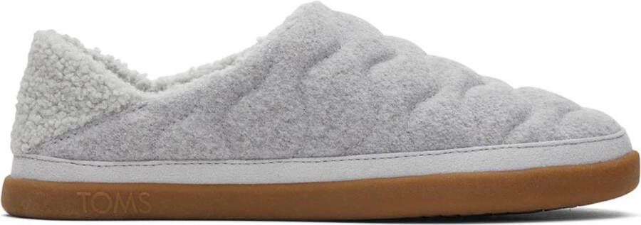 TOMS Women's Ezra Quilted Pantoffels grijs