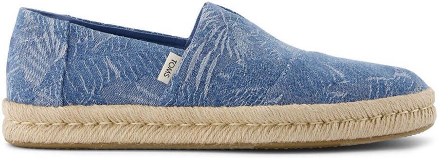 TOMS Rope 2.0 Espadrilles Blauw Man