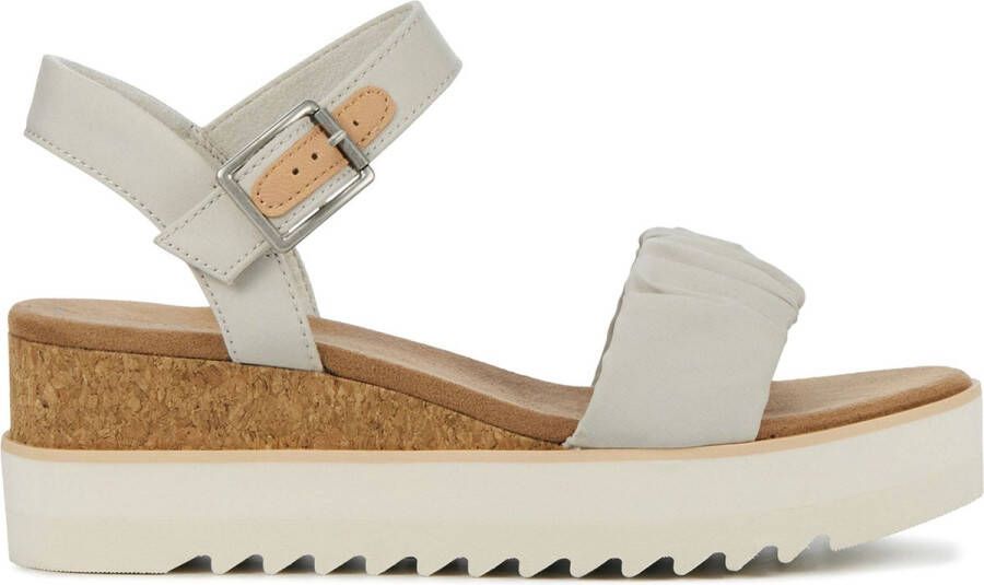 TOMS Dames Diana.1 Maat: 39 Materiaal: Leer Kleur: Wit