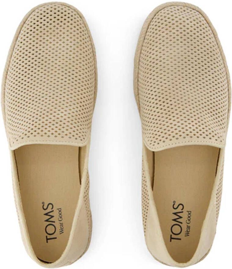 TOMS Santiago Suede heren espadrille Beige