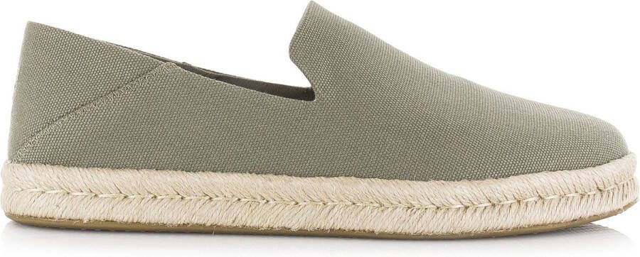 TOMS Instappers Heren Santiago Heren Maat: 46 Materiaal: Canvas Kleur: Groen - Foto 6