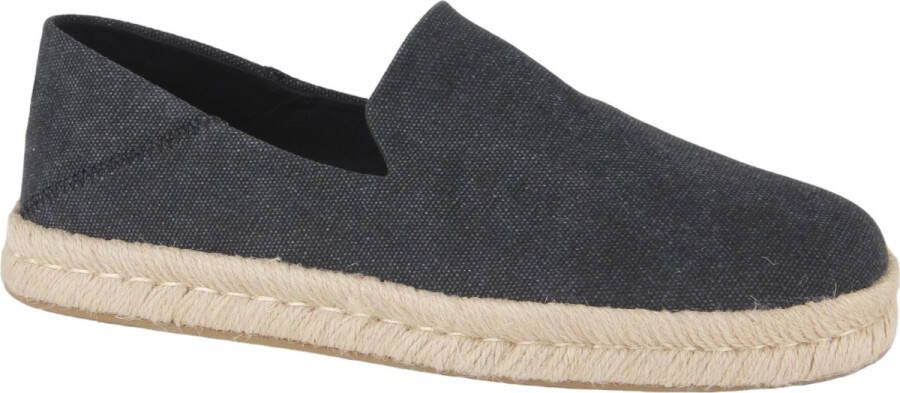 TOMS Shoes Toms Santiago Recycled Cotton Canvas Black Slip-on