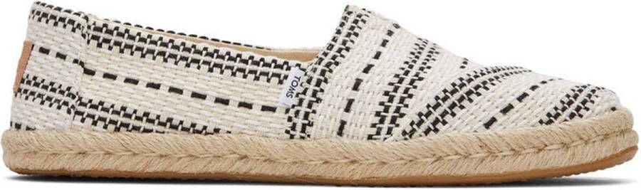 TOMS Shoes ALPARGATA ROPE Volwassenen Instappers Wit beige