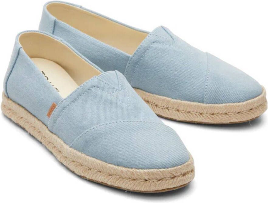 TOMS Schoenen Lichtblauw Alpargata Rope 2.0 Loafers Lichtblauw Alpargata Rope