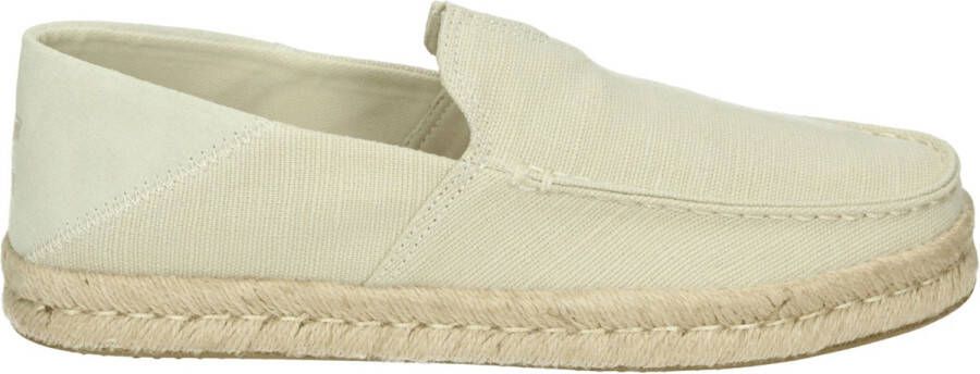 TOMS Shoes ALONSO LOAFER ROPE Instappers Wit beige