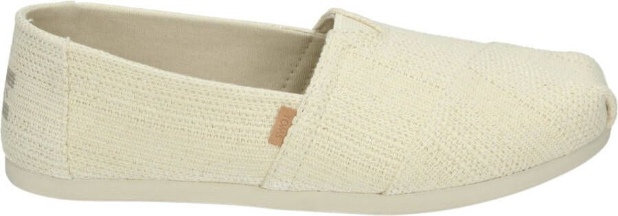 TOMS Schoenen Creme Loafers Creme Alpargata Classic