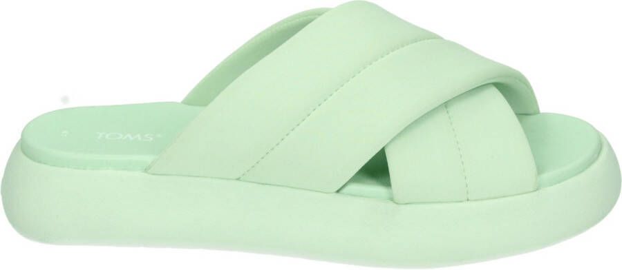 TOMS Shoes ALPARGATA MALLOW CROSSOVER Volwassenen Dames slippers Groen