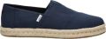 TOMS Shoes ALPARGATA~ROPE~2.0~~~~~~~~~~~~ Instappers Blauw - Blauw