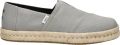 TOMS Alp Rope 2.0 Loafers Instappers Heren Grijs - Grijs