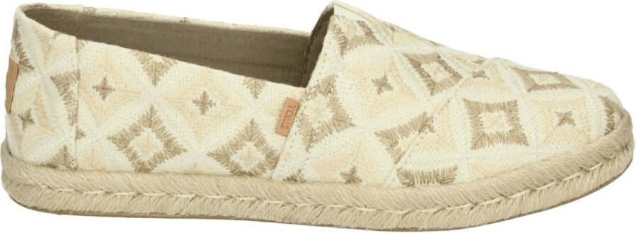 TOMS Shoes ALPARGATA ROPE 2.0 Instappers Wit beige