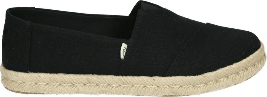 TOMS Shoes ALPARGATA ROPE 2.0 Instappers Zwart